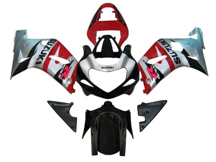 Suzuki GSXR750 Fairings (2000-2003) Silver, Red, Black at KingsMotorcycleFairings.com