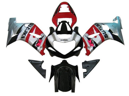Suzuki GSXR 750 Fairings (2000-2003) Silver, Red, Black at KingsMotorcycleFairings.com