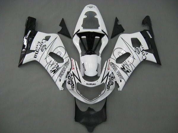 Suzuki GSXR750 Fairings (2000-2003) White, Black Tribal at KingsMotorcycleFairings.com