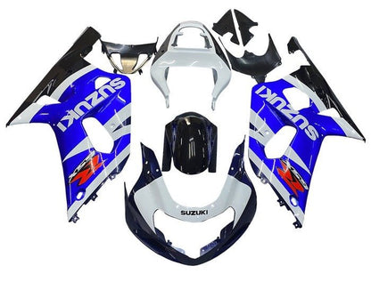Suzuki GSXR750 Fairings (2000-2003) White, Blue, Dark Blue, Black at KingsMotorcycleFairings.com