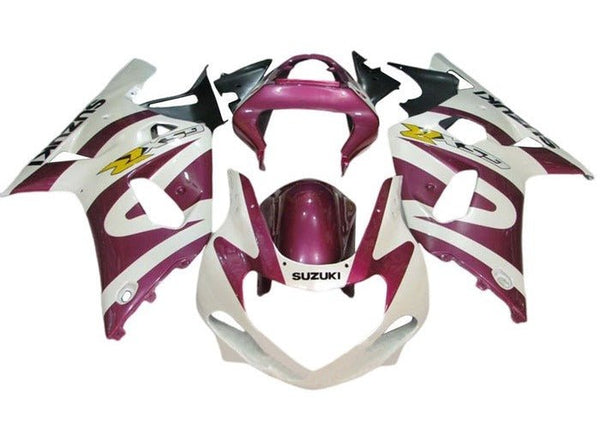 Suzuki GSXR750 Fairings (2000-2003) White, Purple at KingsMotorcycleFairings.com