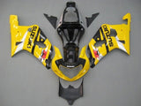 Suzuki GSXR750 Fairings (2000-2003) Yellow, Black, Silver Stripe at KingsMotorcycleFairings.com