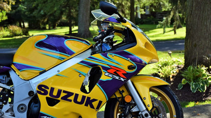 Suzuki GSXR750 Fairings (2000-2003) Yellow, Purple Alstare from KingsMotorcycleFairings.com
