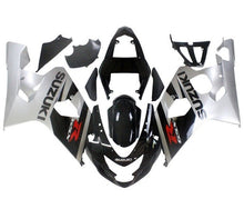 Suzuki GSXR750 Fairings (2004-2005) Black, Silver, Red at KingsMotorcycleFairings.com