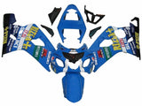 Suzuki GSXR750 Fairings (2004-2005) Blue, Yellow, Black, Rizla at KingsMotorcycleFairings.com