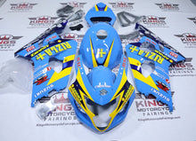 Suzuki GSXR750 Fairings (2004-2005) Light Blue, Yellow, Blue Rizla at KingsMotorcycleFairings.com