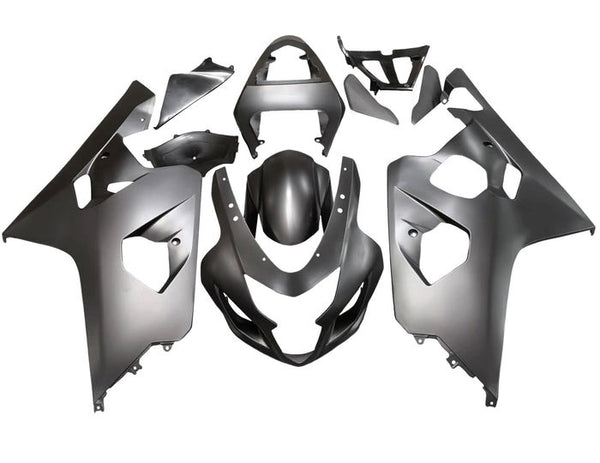 Suzuki GSXR750 Fairings (2004-2005) Matte Black at KingsMotorcycleFairings.com