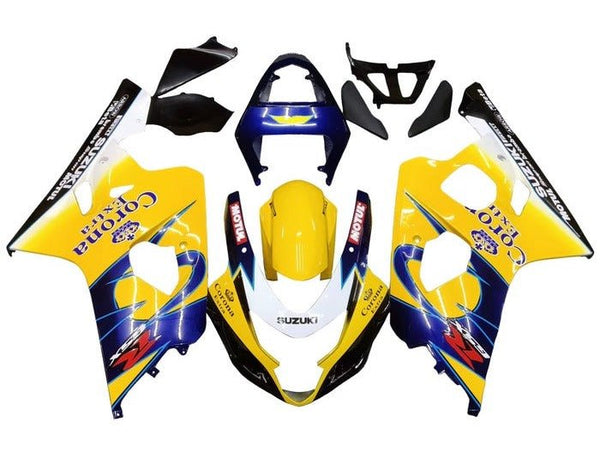 Suzuki GSXR750 Fairings (2004-2005) Yellow Corona Extra at KingsMotorcycleFairings.com