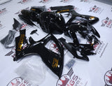 Suzuki GSXR750 Fairings (2006-2007) Black, Gold Chrome from KingsMotorcycleFairings.com