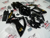 Suzuki GSXR 750 Fairings (2006-2007) Black, Gold at KingsMotorcycleFairings.com