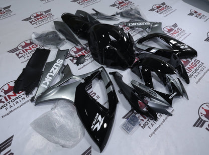 Suzuki GSXR750 Fairings (2006-2007) Black, Gray Metallic, White from KingsMotorcycleFairings.com