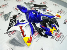 Suzuki GSXR 750 Fairings (2006-2007) Blue, White, Yellow RedBull at KingsMotorcycleFairings.com