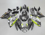 Suzuki GSXR750 Fairings (2006-2007) Gray, Yellow, White, Black at KingsMotorcycleFairings.com