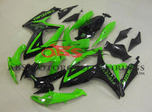 Suzuki GSXR 750 Fairings (2006-2007) Green, Black Monster at KingsMotorcycleFairings.com