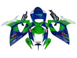 Suzuki GSXR 750 Fairings (2006-2007) Green, Blue, White Alstare at KingsMotorcycleFairings.com