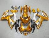 Suzuki GSXR750 Fairings (2006-2007) Orange, White at KingsMotorcycleFairings.com