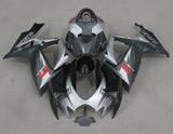 Suzuki GSXR750 Fairings (2006-2007) Silver, Gray, Black, Red at KingsMotorcycleFairings.com