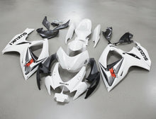 Suzuki GSXR750 Fairings (2006-2007) White, Black, Gray, Red at KingsMotorcycleFairings.com
