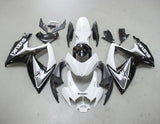 Suzuki GSXR750 Fairings (2006-2007) White, Black, Gray at KingsMotorcycleFairings.com