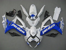 Suzuki GSXR 750 Fairings (2006-2007) White, Blue Jordan at KingsMotorcycleFairings.com