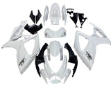 Suzuki GSXR 750 Fairings (2006-2007) White, Gray at KingsMotorcycleFairings.com