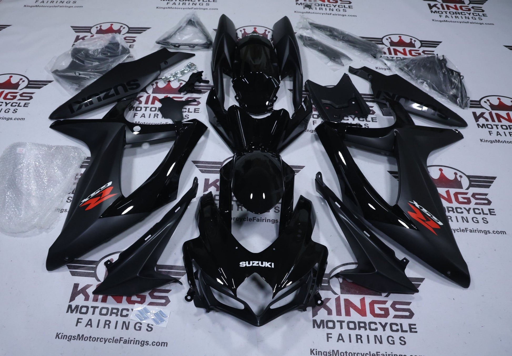 Suzuki GSXR750 Fairings (2008-2010) Black, Matte Black, Red, White at KingsMotorcycleFairings.com