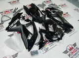 Suzuki GSXR 750 Fairings (2008-2010) Black, Matte Black, Silver at KingsMotorcycleFairings.com