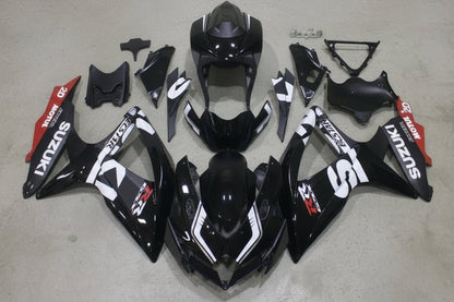 Suzuki GSXR750 Fairings (2008-2010) Black, White, Red, Matte Black at KingsMotorcycleFairings.com
