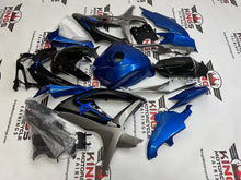Suzuki GSXR750 Fairings (2008-2010) Blue, Black, Dark Gray at KingsMotorcycleFairings.com