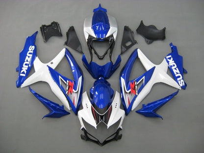 Suzuki GSXR 750 Fairings (2008-2010) Blue, White, Red Original at KingsMotorcycleFairings.com