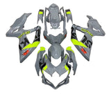 Suzuki GSXR 750 Fairings (2008-2010) Nardo Gray, Black, Neon Yellow at KingsMotorcycleFairings.com