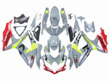 Suzuki GSXR 750 Fairings (2008-2010) Nardo Gray, Black, Red, Neon Yellow at KingsMotorcycleFairings.com