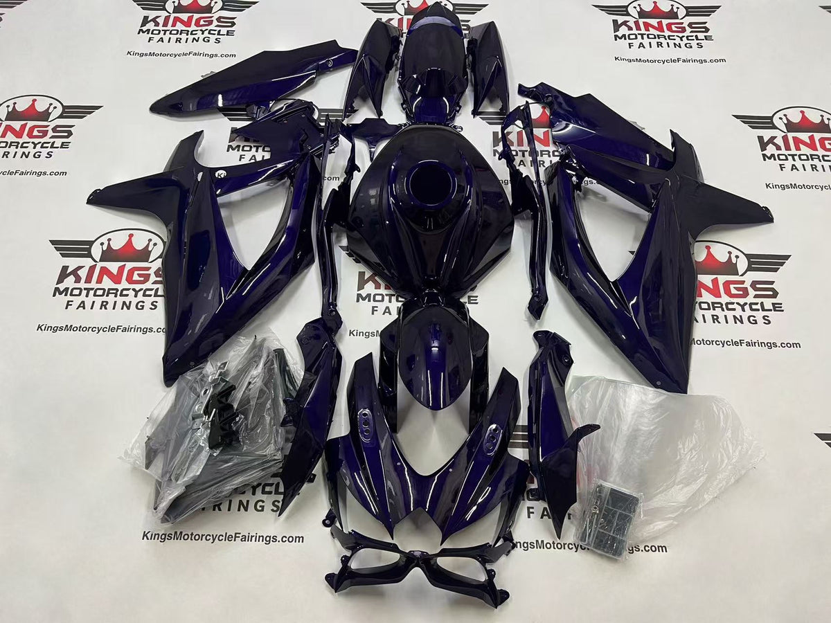 Suzuki GSXR750 Fairings (2008-2010) Purple Midnight at KingsMotorcycleFairings.com