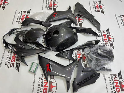 Suzuki GSXR750 Fairings (2025-2026) Faux Carbon Fiber, Black, Red from KingsMotorcycleFairings.com