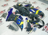 Suzuki GSXR 750 Fairings (2025-2026) Gray, Yellow, Blue at KingsMotorcycleFairings.com