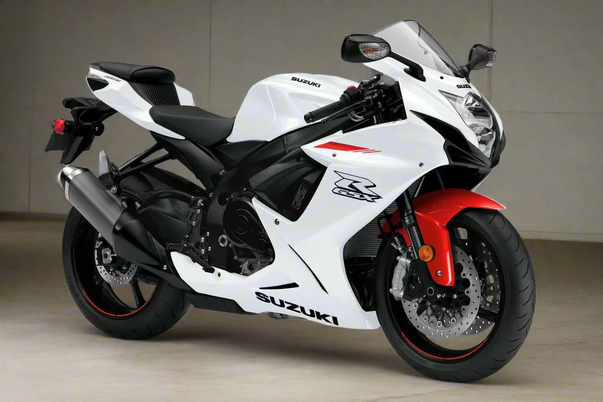 Suzuki GSXR750 Fairings (2025-2026) Pearl White, Red at KingsMotorcycleFairings.com