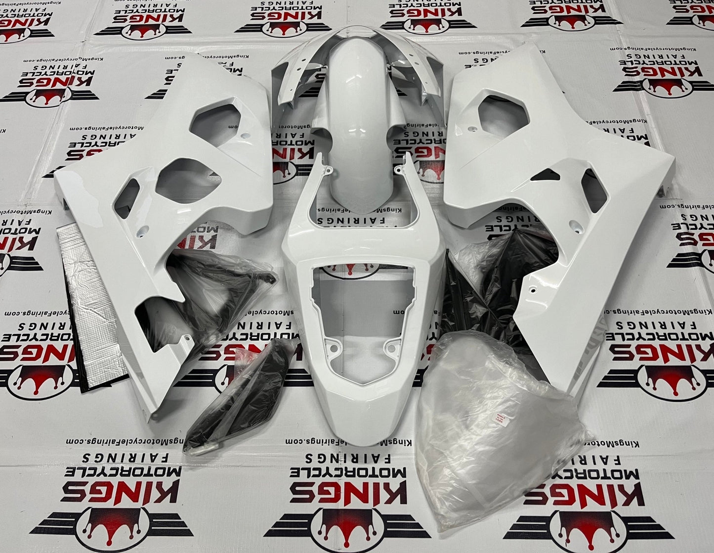 Suzuki GSX-R750 Fairings (2004-2005) All White Fairings at KingsMotorcycleFairings.com 