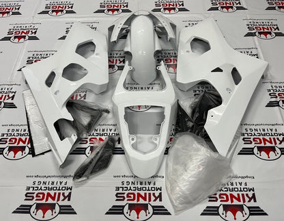 Suzuki GSX-R750 Fairings (2004-2005) All White Fairings at KingsMotorcycleFairings.com 