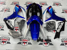 Suzuki GSXR750 (2006-2007) Blue, White, Black, Red Stripe Fairings from KingsMotorcycleFairings.com
