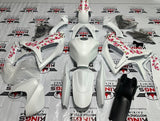 Suzuki GSXR750 (2006-2007) Matte White Cherry Blossom Fairings at KingsMotorcycleFairings.com