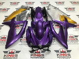 Suzuki GSXR750 (2008-2010) Purple, Gold & Black Fairings at KingsMotorcycleFairings.com!