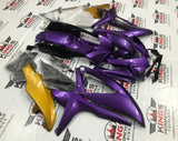 Suzuki GSXR750 (2008-2010) Purple, Gold & Black Fairings at KingsMotorcycleFairings.com!