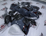 Suzuki Hayabusa Fairing Kit (2008-2020) Gray, Faux Carbon Fiber, Black, Red at KingsMotorcycleFairings.com