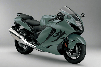 Suzuki Hayabusa Fairing Kit (2021-2025) Matte Green, Black at KingsMotorcycleFairings.com