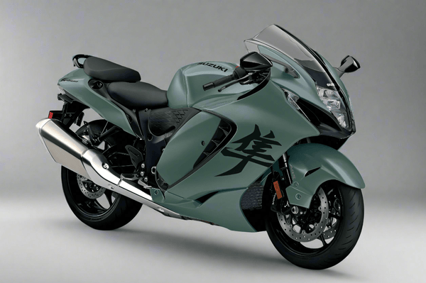 Suzuki Hayabusa Fairing Kit (2021-2026) Matte Green, Matte Black at KingsMotorcycleFairings.com