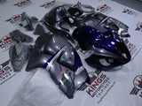 Suzuki Hayabusa Fairing kit (1999-2007) Blue Navy, Metallic Gray at KingsMotorcycleFairings.com