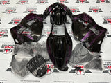 Suzuki Hayabusa Fairings (1999-2007) Black, Pink Spray from KingsMotorcycleFairings.com