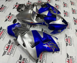 Suzuki Hayabusa Fairings (1999-2007) Blue, Silver, Chrome, Red by KingsMotorcycleFairings.com