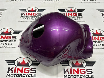 Suzuki Hayabusa Fairings (1999-2007) Purple, Black Kanji from KingsMotorcycleFairings.com