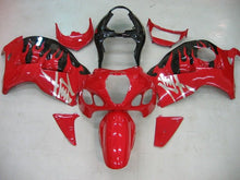 Suzuki Hayabusa Fairings (1999-2007) Red, Black, Chrome, Flames at KingsMotorcycleFairings.com